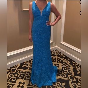 Blue Jovani size 6